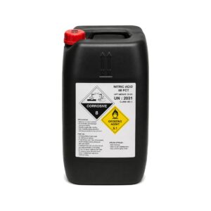 35kg jerrican of 68% nitric acid (HNO3) UN 2031 - exporter India
